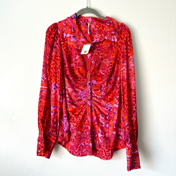FREE PEOPLE BIANCA BLOUSE - Picture 2 of 5